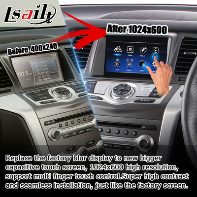 Nissan Murano Z51 Android aktualizacja ekranu HD Android auto carplay Youtube waze Netflix play