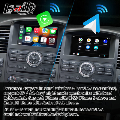 Aktualizacja ekranu dotykowego HD z wieloma palcami dla Nissana Pathfinder R51 carplay android auto