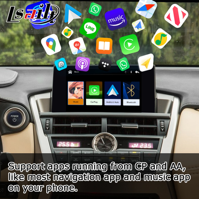 Lexus NX bezprzewodowy interfejs projekcyjny carplay android auto dublowanie ekranu NX300g NX200t
