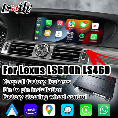 Bezprzewodowa aktualizacja carplay dla Lexus LS600h LS460 2012-2017 12 wyświetlacz android auto dublowanie ekranu przez Lsailt
