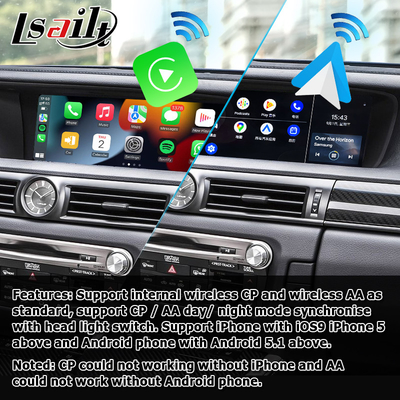 Bezprzewodowy interfejs samochodowy android carplay dla Lexus GS450h GS350 GS200t firmy Lsailt