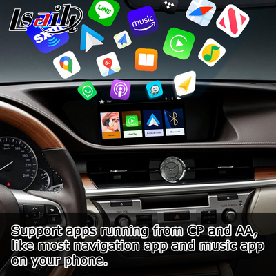Lexus ES ES350 ES250 ES300h bezprzewodowy carplay android auto dublowanie ekranu moduł Lsailt
