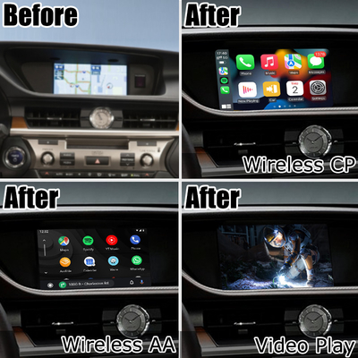 Lexus ES ES350 ES250 ES300h bezprzewodowy carplay android auto dublowanie ekranu moduł Lsailt