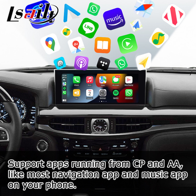 Lexus LX570 LX450d bezprzewodowy carplay android auto interfejs multimedialny dublowanie ekranu Lsailt