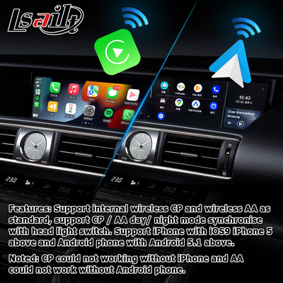 Lexus IS350 IS200t IS300 IS300h bezprzewodowy caprlay android auto box dublowanie ekranu
