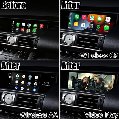 Lexus IS350 IS200t IS300 IS300h bezprzewodowy caprlay android auto box dublowanie ekranu