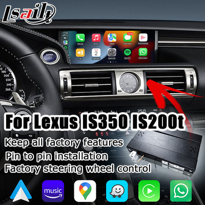 Lexus IS350 IS200t IS300 IS300h bezprzewodowy caprlay android auto box dublowanie ekranu