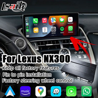 Lexus NX300 NX300h 2018 2021 bezprzewodowy interfejs samochodowy android carplay