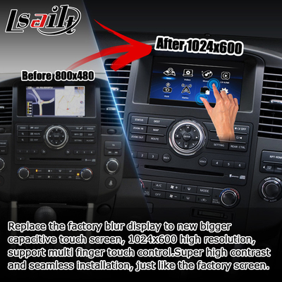 Nissan Pathfinder IT08 R51 aktualizacja ekranu HD bezprzewodowa automatyczna nawigacja carplay android