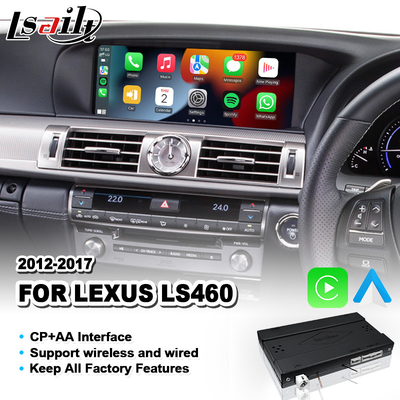 Bezprzewodowy interfejs Android Auto Carplay dla Lexus LS 460 600h LS460 f-sport AWD 2012-2017