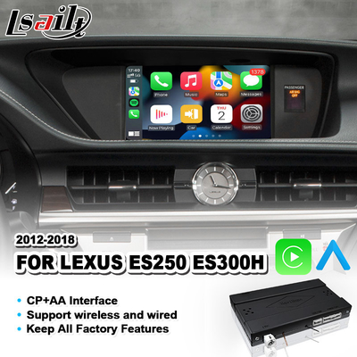 Bezprzewodowy interfejs Android Auto Carplay dla Lexus ES 250 300H 350 200 sterowanie myszą 2012-2018 ES250 ES350