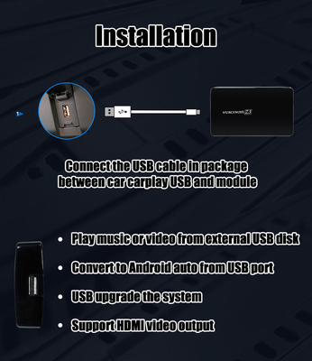 64 GB Android Multimedialny interfejs wideo AI Box dla samochodów Ford SYNC3