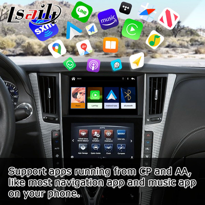 Infiniti Q50 Q60 bezprzewodowy interfejs multimediów do projekcji ekranu android carplay