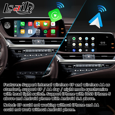 Bezprzewodowy carplay android auto dla Lexus ES300h ES350 ES250 tańsza wersja