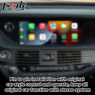 Lexus LS500 LS500h LS350 bezprzewodowy interfejs carplay android auto dublowanie ekranu