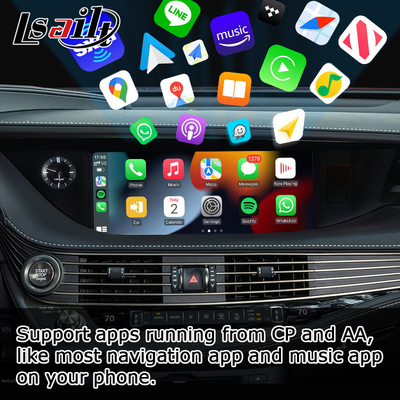 Lexus LS500 LS500h LS350 bezprzewodowy interfejs carplay android auto dublowanie ekranu