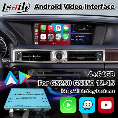 Lsailt Android Car Video Interface dla Lexus GS250 GS350 GS450h GS300h GS L10 2012-2015