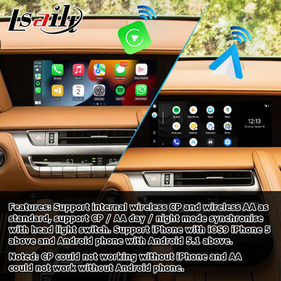 Interfejs multimedialny do Lexus LC LC500 LC500h z bezprzewodowym Android Auto i CarPlay