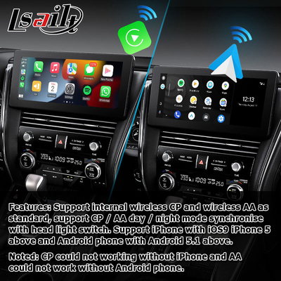 Bezprzewodowy system Android auto carplay do projekcji ekranu Lexus LM300h LM350 LM