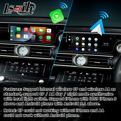 Bezprzewodowy carplay dla Lexus RC RC350 RCF RC200t RC300h RC300 android auto