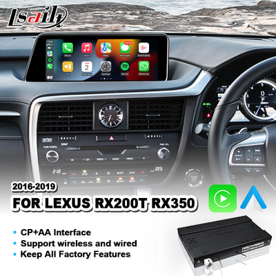 Bezprzewodowy interfejs Android Auto Carplay do sterowania myszą Lexus RX350 RX200T RX 350 2016-2019