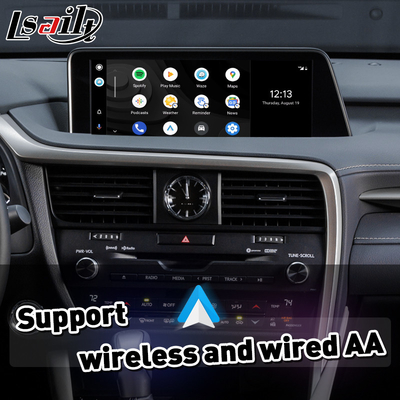 Lexus Carplay Android Auto Interface dla RX450H RX350 RX 350 sterowanie myszą 2016-2019