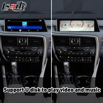 Lexus Carplay Android Auto Interface dla RX450H RX350 RX 350 sterowanie myszą 2016-2019