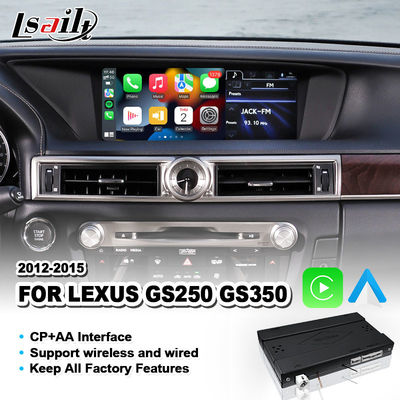 Bezprzewodowy interfejs Android Auto Carplay dla Lexus GS250 GS350 GS 350 2012-2015