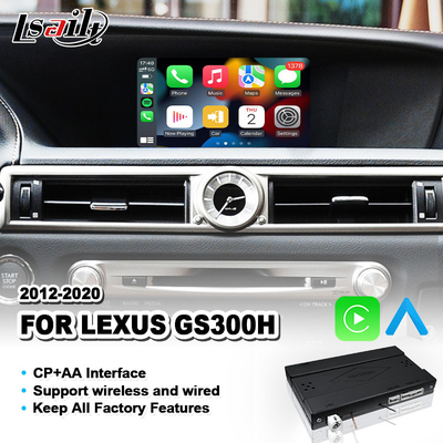 Integracja samochodu Carplay Android Auto interfejs dla Lexus GS300H GS 300H 2012-2015