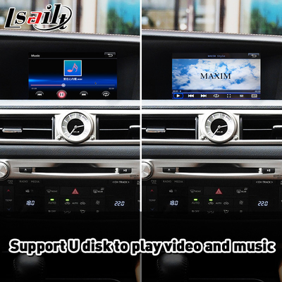 Integracja samochodu Carplay Android Auto interfejs dla Lexus GS300H GS 300H 2012-2015