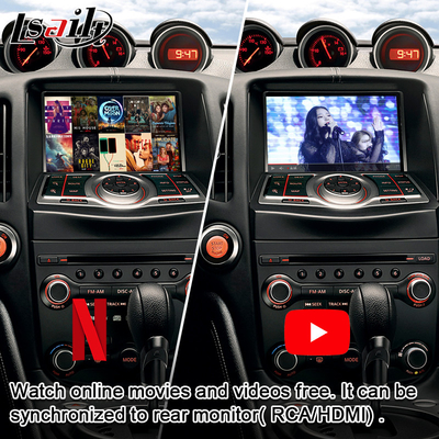 Samochodowy ekran multimedialny do wyświetlacza zastępczego Nissan 370Z Patrol Pathfinder 2012-2018 HD