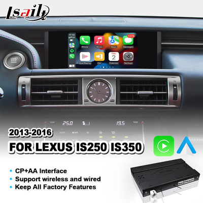 Bezprzewodowy interfejs Carplay dla Lexus IS250 IS350 IS 250 sterowanie myszą 2013-2016