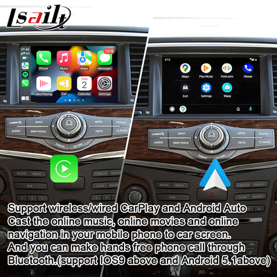 Interfejs Lsailt CarPlay dla Nissan Armada, Quest, Pathfinder z Android Auto, zaktualizuj oryginalny ekran