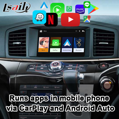 Interfejs Nissan CarPlay z Android Auto, YouTube, Spotify dla Elgrand, Patrol, Armada, Pathfinder