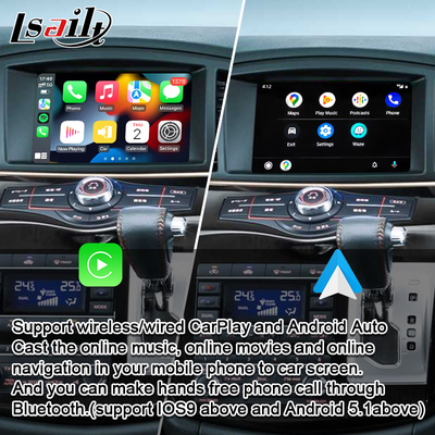 Interfejs Nissan CarPlay z Android Auto, YouTube, Spotify dla Elgrand, Patrol, Armada, Pathfinder