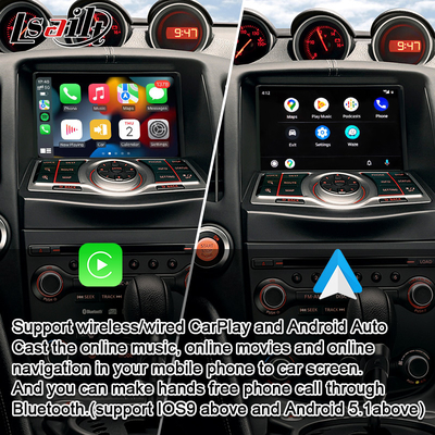 Interfejs Android Auto CarPlay dla Nissana 370Z Pathfinder Infiniti QX obsługuje tylne kamery