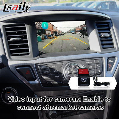 Interfejs Pathfinder CarPlay zawiera Android Auto, YouTube, Bluetooth działa dla Nissana