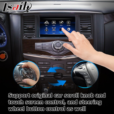 Nissan Patrol Y62 bezprzewodowy carplay Android Auto Aktualizacja stylu OEM firmy Lsailt