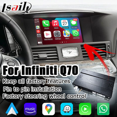 Infiniti Q70 wireless carplay android auto telefon z funkcją dublowania ekranu media projekcyjne firmy Lsailt