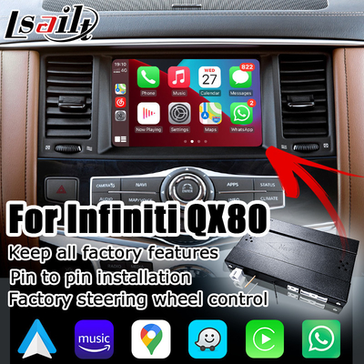 Infiniti QX80 OEM styl Android automatyczne rozwiązanie do bezprzewodowej aktualizacji carplay kompatybilne z Australią