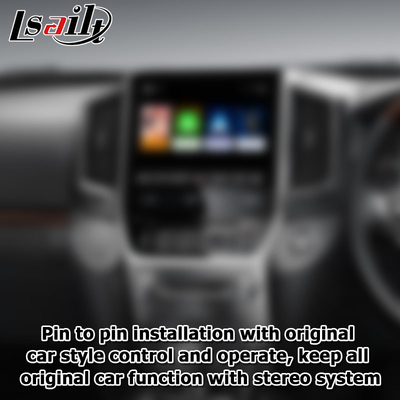 Toyota Land Cruiser LC200 OEM styl bezprzewodowej aktualizacji interfejsu carplay android auto multimedia