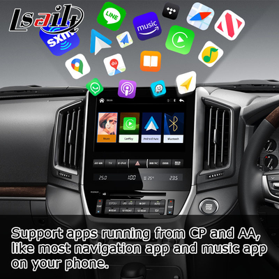 Toyota Land Cruiser LC200 OEM styl bezprzewodowej aktualizacji interfejsu carplay android auto multimedia