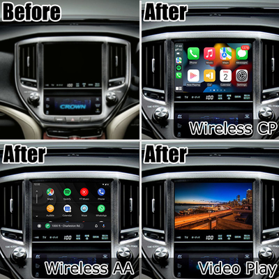Toyota Crown S210 AWS215 GWS214 Majesta sportowiec styl OEM bezprzewodowy carplay android auto aktualizacja systemu multimedialnego AUX