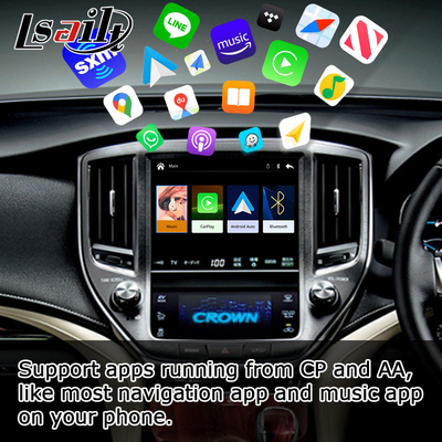 Toyota Crown S210 AWS215 GWS214 Majesta sportowiec styl OEM bezprzewodowy carplay android auto aktualizacja systemu multimedialnego AUX