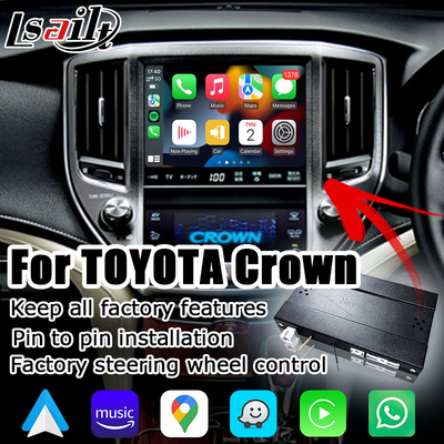 Toyota Crown S210 AWS215 GWS214 Majesta sportowiec styl OEM bezprzewodowy carplay android auto aktualizacja systemu multimedialnego AUX