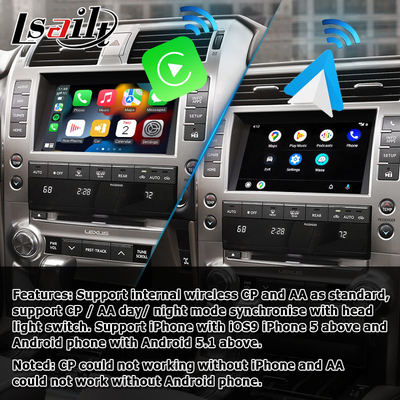 Automatyczna aktualizacja Apple carplay Android dla Lexus GX460 OEM w stylu integracji aktualizacji