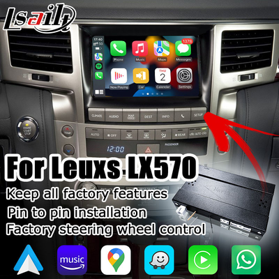 Lexus LX570 bezprzewodowy interfejs aktualizacji Carplay Android auto OEM