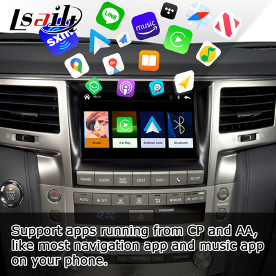 Lexus LX570 bezprzewodowy interfejs aktualizacji Carplay Android auto OEM
