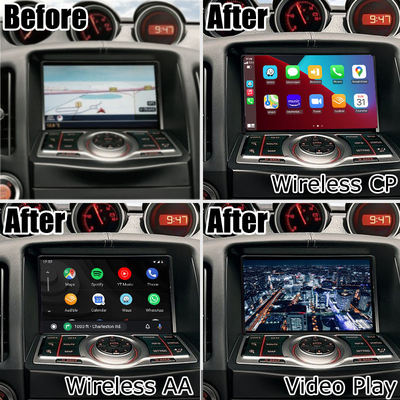 Nissan 370z IT06 bezprzewodowy carplay Android automatyczna aktualizacja ekranu dublowanie ekranu