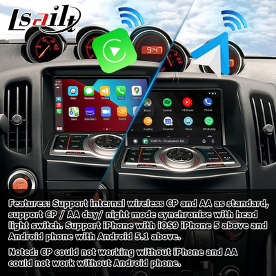Nissan 370z IT06 bezprzewodowy carplay Android automatyczna aktualizacja ekranu dublowanie ekranu